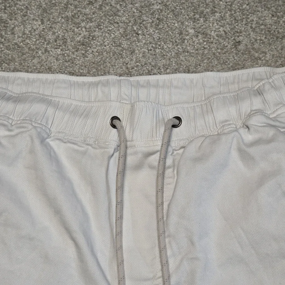 Faherty Essential Drawstring Short Mens Small Khaki Cotton Linen 6